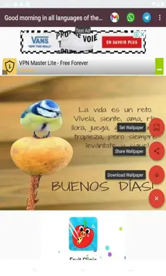 Good morning in all languages of the world android App screenshot 15